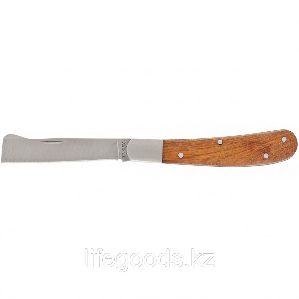 Нож садовый, 173 мм, складной, копулировочный, деревянная рукоятка Palisad 79002 - фото 1 - id-p66874858