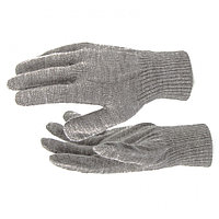 Перчатки трикотажные, акрил, коричневый, двойная манжета Россия Сибртех 68673