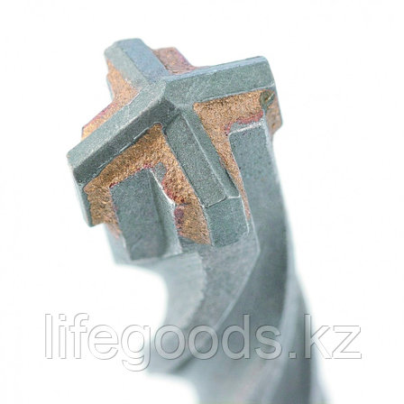 Бур по бетону, 6 x 110 мм, SDS Plus c крестовой пластиной Matrix 70626, фото 2