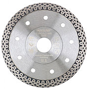 Диск алмазный, 115 х 22,2 мм, тонкий, сплошной (Jaguar), мокрая резка Gross 73052