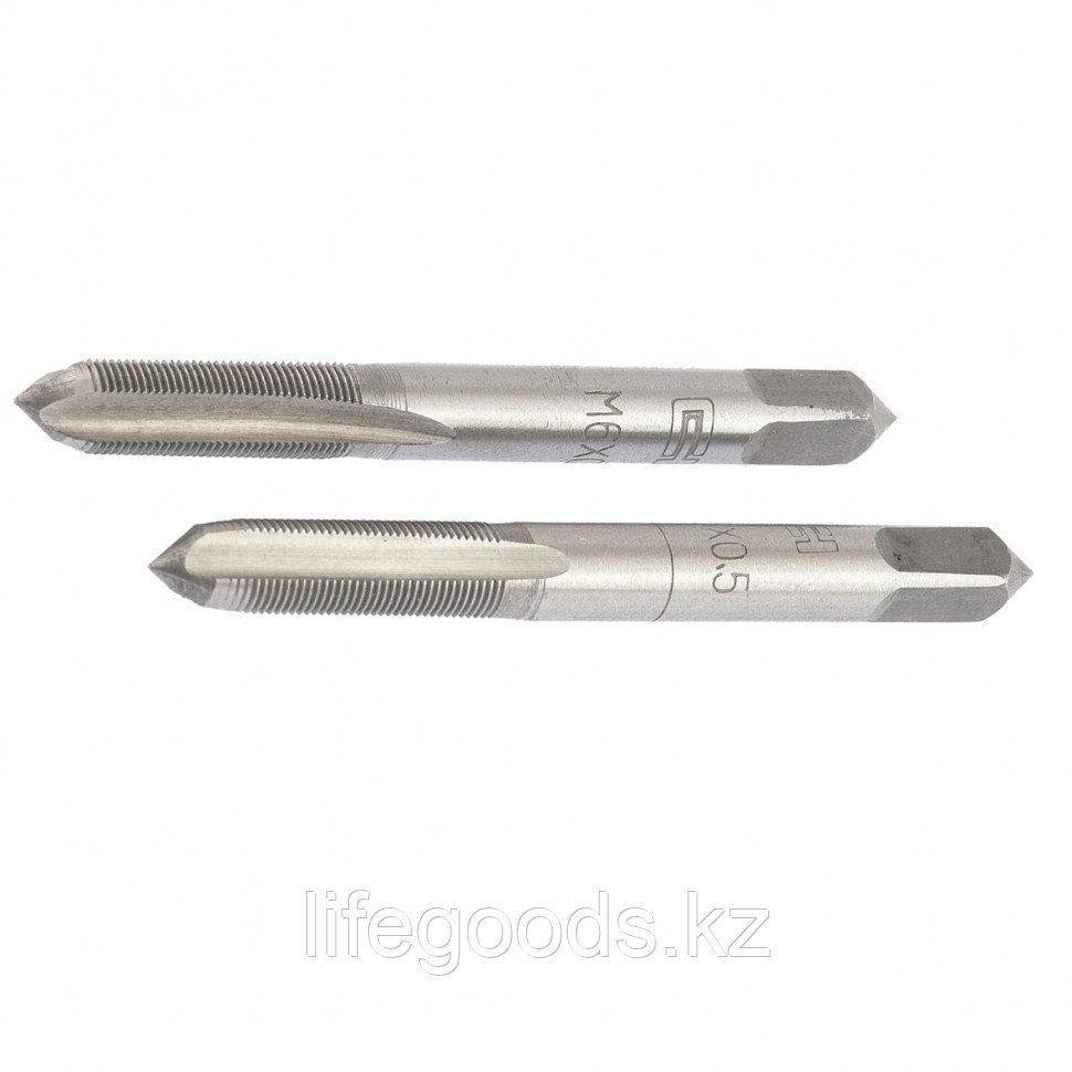 Метчик ручной М5 х 0,8 мм, комплект из 2 шт Сибртех 76613