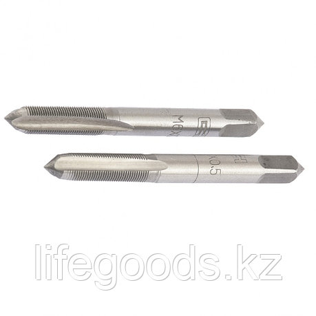 Метчик ручной М6 х 0,5 мм, комплект из 2 шт Сибртех 76614, фото 1