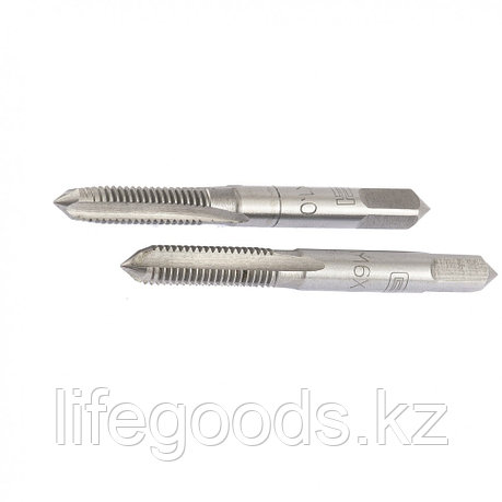 Метчик ручной М6 х 1 мм, комплект из 2 шт Сибртех 76617, фото 1