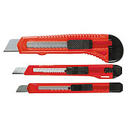 Набор ножей, выдвижные лезвия, 9-9-18 мм, 3 шт, Matrix 78985