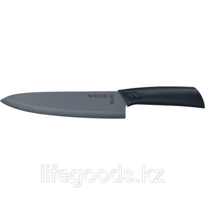 Нож кухонный "Migoto", диоксид циркония черный, 4"/100 мм Mtx Ceramics 79042 - фото 1 - id-p66877152