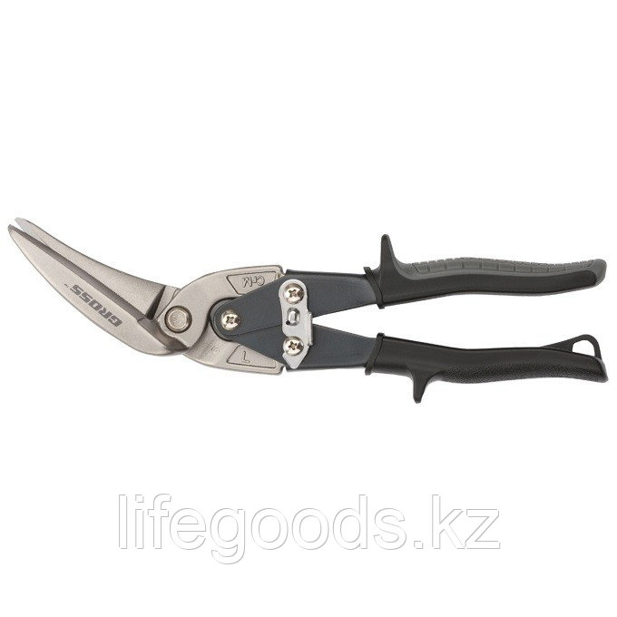 Ножницы по металлу "Piranha", 270 мм, прямой и левый проходной рез, сталь СrMo, двухкомпонентные рукоятки - фото 1 - id-p66877241