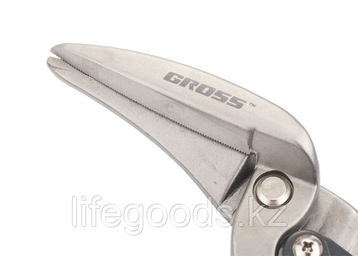 Ножницы по металлу "Piranha", 270 мм, прямой и правый проходной рез, сталь СrMo, двухкомпонентные рукоятки - фото 4 - id-p66877242