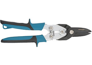 Ножницы по металлу"Piranha"усиленные, 255 мм, прямой рез, сталь СrMo, двухкомпонентные рукоятки Gross 78347, фото 2