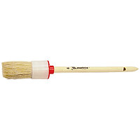 Кисть круглая, № 4, 25 мм, натуральная щетина, деревянная ручка Matrix 82074