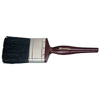 Кисть плоская "Декор" 3/4, натуральная черная щетина, деревянная ручка Matrix 82615