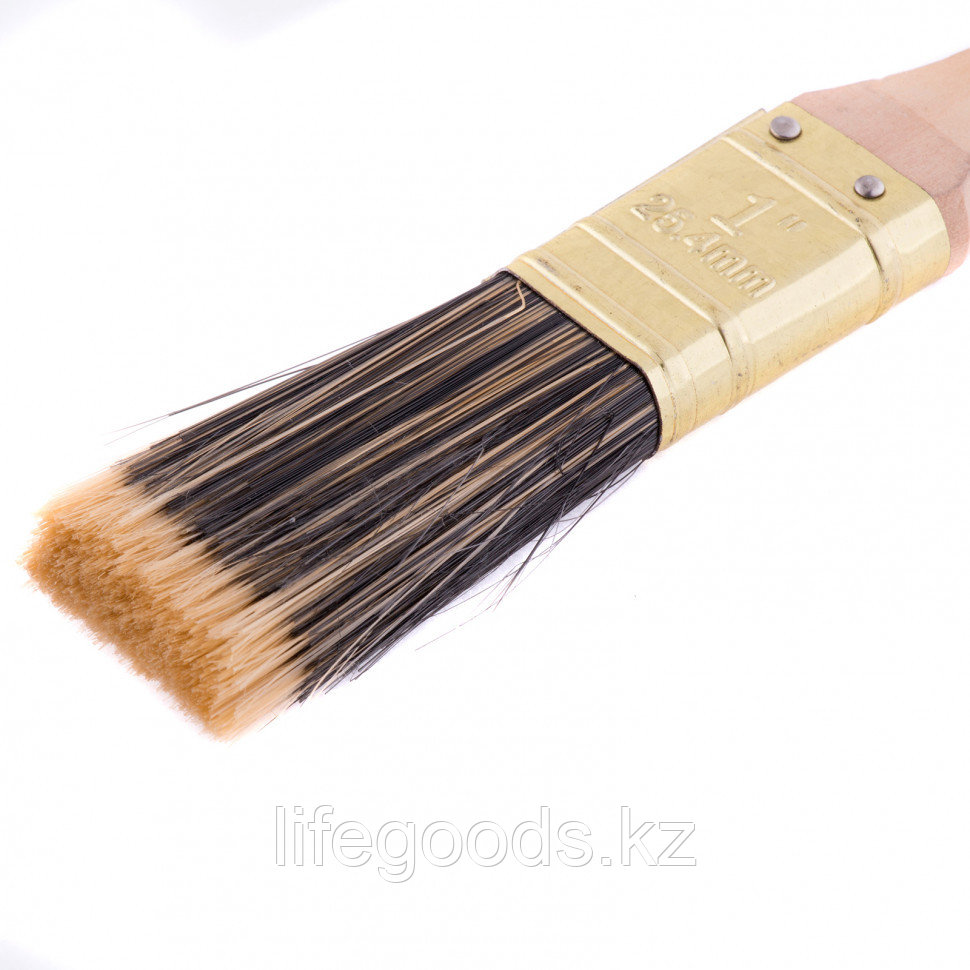 Кисть плоская Golden 1, искусственная щетина, деревянная ручка Mtx 83216 - фото 2 - id-p66879117