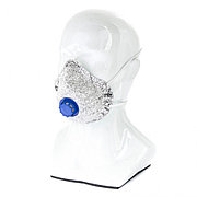 Полумаска фильтрующая (респиратор), c угольным слоем, с клапаном выдоха, FFP1 NR, 10 шт Россия Сибртех 89248