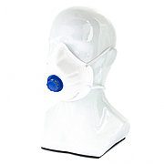 Полумаска фильтрующая (респиратор), формованная, с клапаном выдоха, FFP1 NR, 10 шт Россия Сибртех 89252