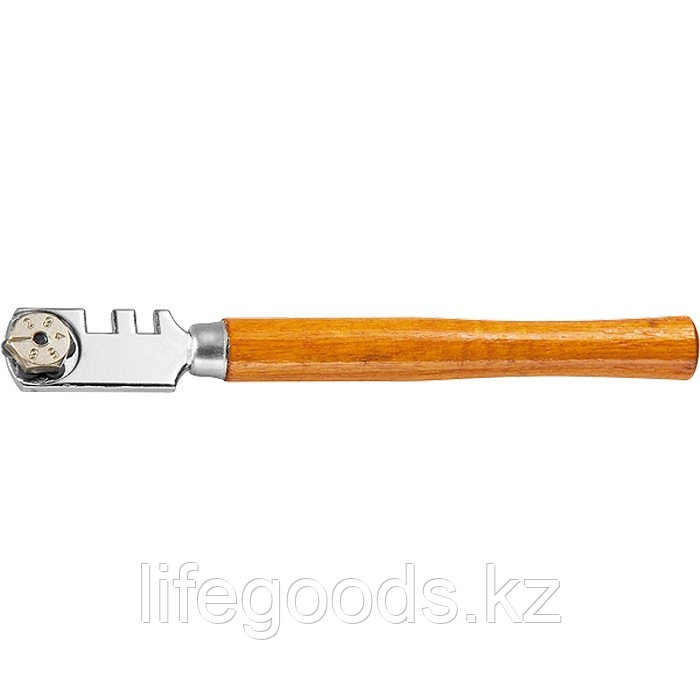 Стеклорез шестироликовый с деревянной ручкой Sparta 872235 - фото 1 - id-p66879695