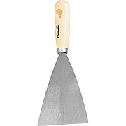 Шпательная лопатка из нержавеющей стали, 80 мм, деревянная ручка Sparta 852155