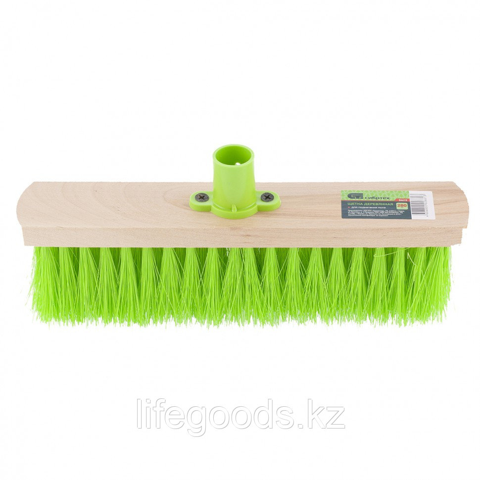 Щетка деревянная для подметания пола, 280 мм, без черенка Сибртех 84615