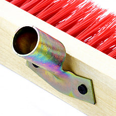 Щетка строительная 400 мм, 5 рядов, жесткая щетина, железная тулейка, без черенка Сибртех 84621, фото 4