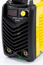 Аппарат инверторный дуговой сварки ММА-160ID, 160 А, ПВР 60%, диаметр электрода 1,6-3,2 мм, провод 2м Denzel, фото 2