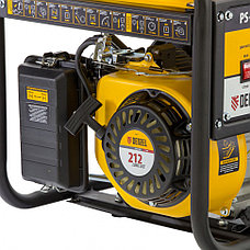 Генератор бензиновый PS 28, 2.8 кВт, 230 В, 15 л, ручной стартер Denzel 946824, фото 3