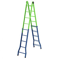 Лестница - стремянка трансформер, 148 см-44 см/220 см-448 см, Россия, Сибртех 97892