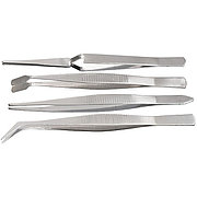 Набор пинцетов из нержавеющей стали, 4 шт, Sparta 914845