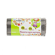 Пакеты для мусора 30 л х 50 шт, серые, Россия Elfe 92707