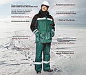 Костюм зимний "ЗИМНИК" куртка/брюки, цвет: т.зеленый/черный, фото 3
