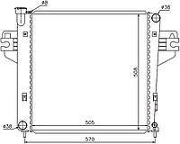 Радиатор JEEP CHEROKEE LIBERTY 2.4 01-07