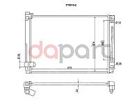 Радиатор TOYOTA SIENNA 2GR 06-10
