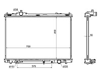 Радиатор LEXUS LS460 LS600 07-