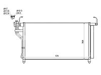Радиатор кондиционера HYUNDAI H-1/STAREX 07-