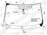 Стекло лобовое в клей MAZDA 6 4/5D SED/WGN 12-