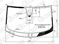 Стекло лобовое +дд +камера в клей AUDI A3 4D 13-