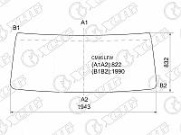 Стекло лобовое в резинку NISSAN UD DIESEL CONDOR STANDARD-BODY 83-