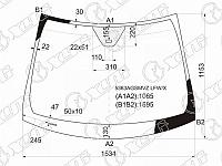 Стекло лобовое +дд в клей MERCEDES-BENZ R-CLASS W251 05-