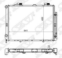 Радиатор MERCEDES E-CLASS W210 2.8/3.2 95-97