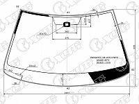 Стекло лобовое +дд в клей VOLKSWAGEN PASSAT CC 08-11