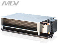 Канальные фанкойлы MDV: MDKT2-1400G50 (12.3 кВт / 50 Pa) двухрядный теплообменник