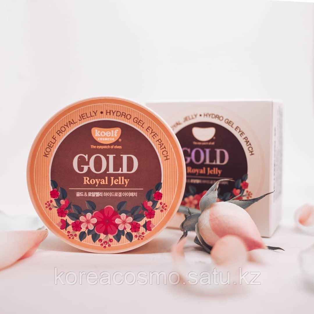 Petitfee Гидрогелевые патчи с королевским желе пчел для кожи вокруг глаз Koelf Gold Royal Jelly Hydro Gel Eye