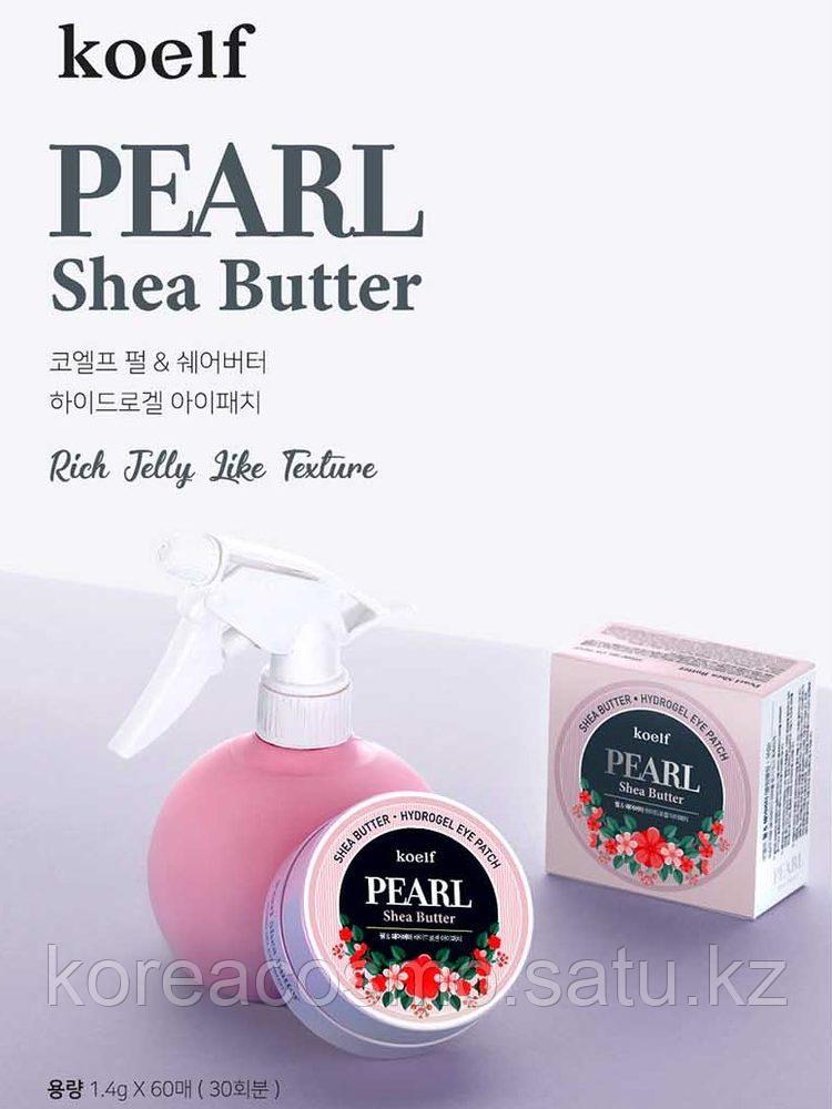Koelf Гидрогелевые патчи для кожи вокруг глаз с жемчугом и маслом ши Pearl & Shea Butter Hydro Gel Eye Patch