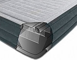 Двуспальная кровать надувная со встроенным насосом INTEX 64418 DURA-BEAM PLUS, фото 3