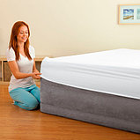 Двуспальная кровать надувная со встроенным насосом INTEX 64418 DURA-BEAM PLUS, фото 4