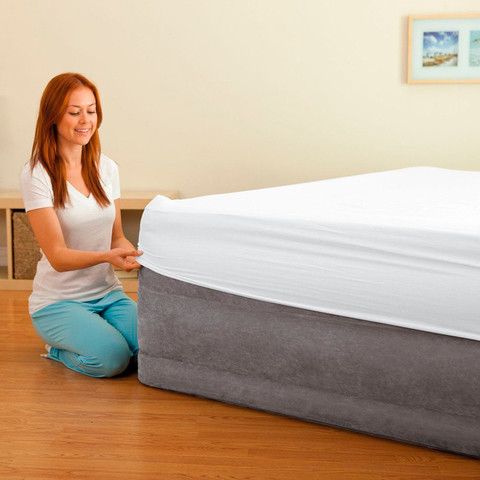 Двуспальная кровать надувная со встроенным насосом INTEX 64418 DURA-BEAM PLUS - фото 4 - id-p66902658