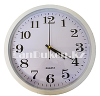 Настенные часы Quartz диаметр 30 белый корпус 710