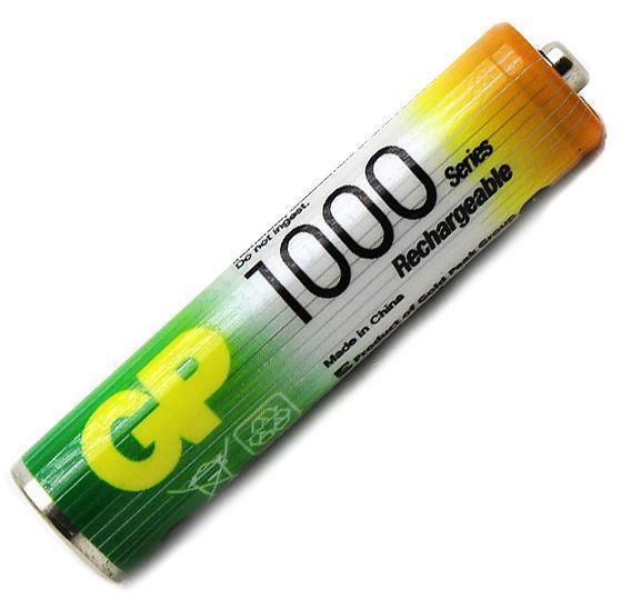 Аккумуляторная батарейка  GP AAA 1000mA   1.2v