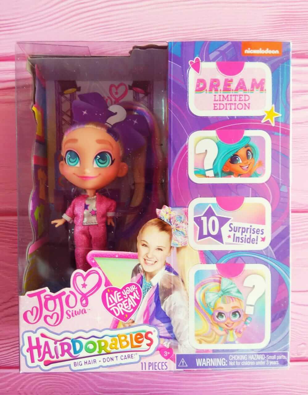 Hairdorables "D.R.E.A.M." Кукла JoJo Siwa, лимитированная серия Хеирдораблс
