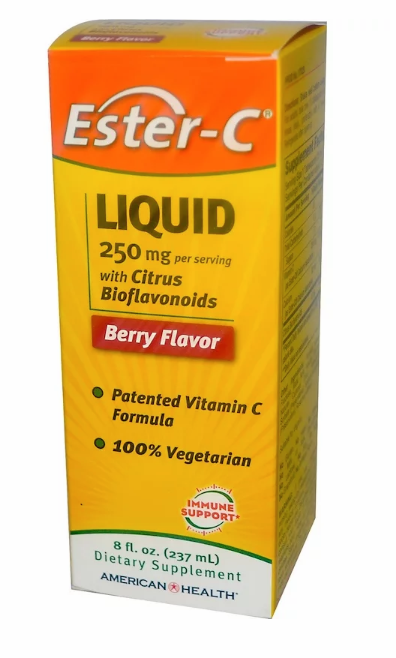 American Health, Жидкий Эстер-C, с цитрусовыми биофлавонойдами, Вкус ягод, 8 жидких унций (237 мл)