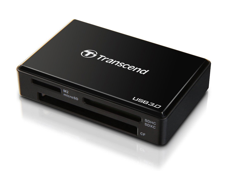 Картридер Transcend USB 3.1 Card Readers RDF8 Black - фото 1 - id-p66950029