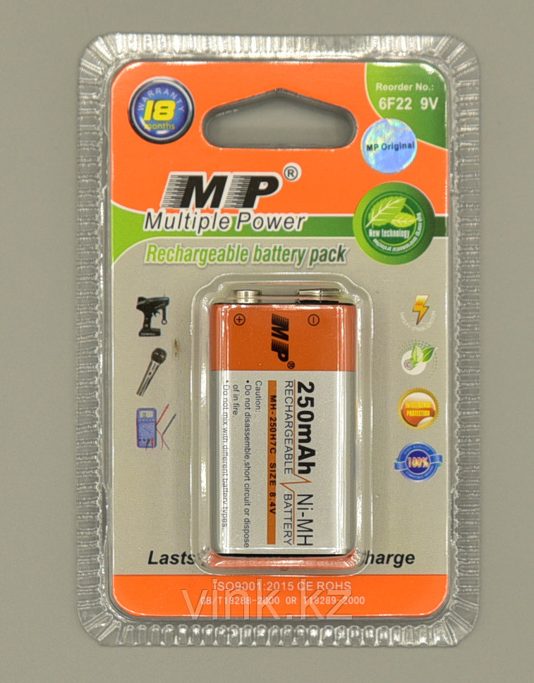 Аккумуляторная Крона 9v С Зарядным Устройством Купить
