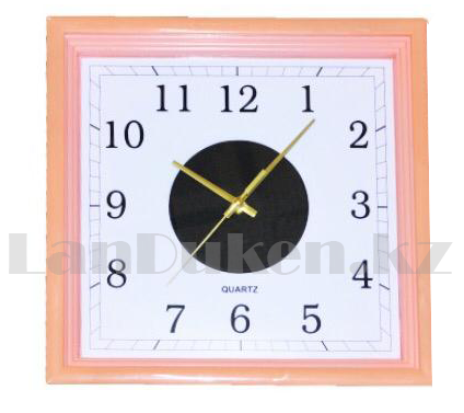 Настенные часы Quart Clock розовый корпус 2530